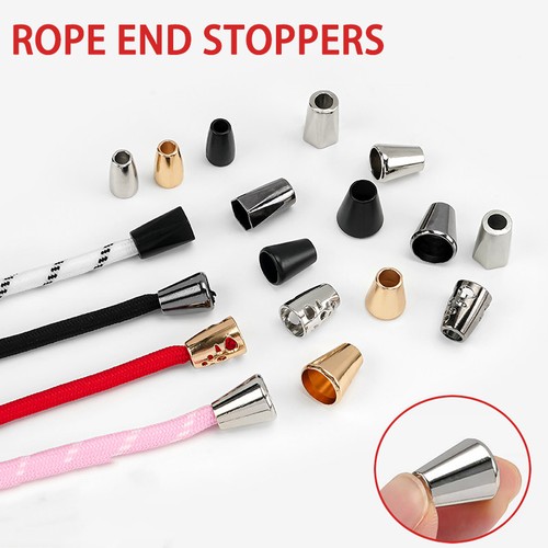 Metal rope end caps stoppers - rope,
