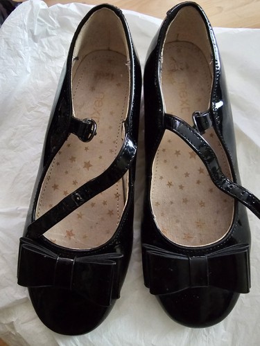 Girls next black patent - next,