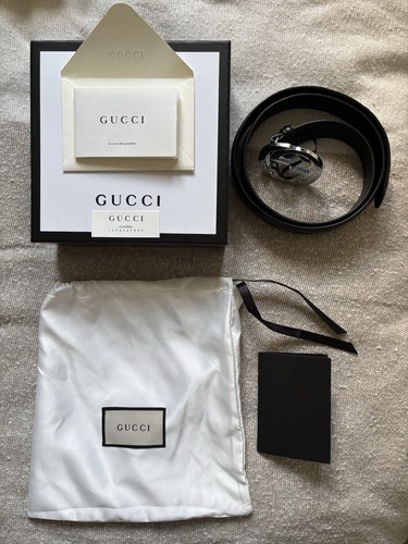 Gucci black signature leather - black,