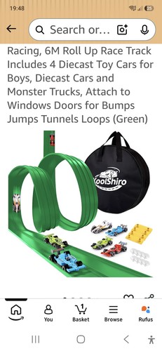 Flexible toy car track - flexible,