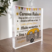 Caravan Rules Plaque