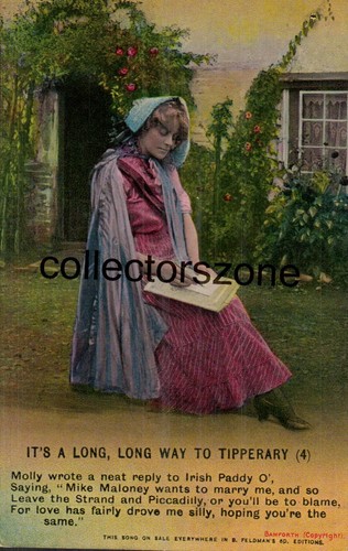 Ww1 bamforth song card - ww1, its