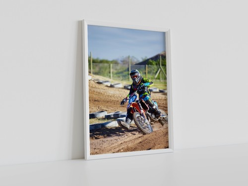 Motocross poster motorbike - poster,
