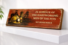 coal miners colliery pits sign