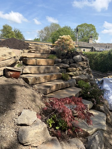 Rockery stones - rockery,