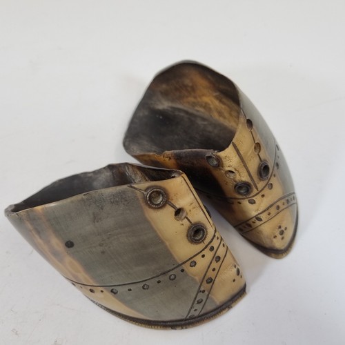 Antique 19thc pair - 19thc, horn