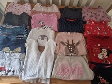 Girls 2-3 Years Large Clothes Bundle, Christmas, Jumpers, Long Sleeve