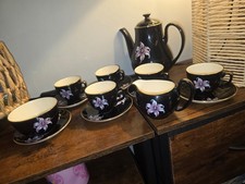 vintage English tea set with