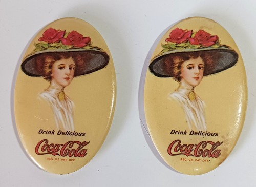 Pair vintage 1973 coca - vintage,