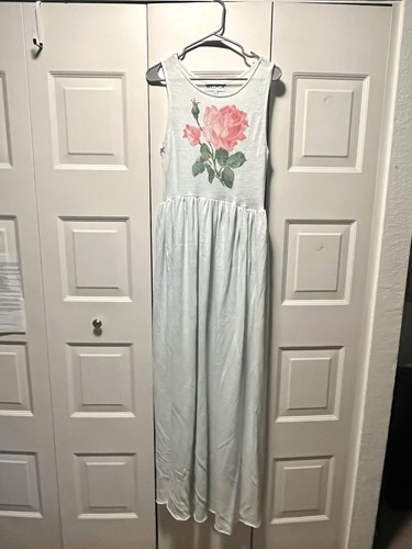 Wildfox white maxi dress pink - wildfox,