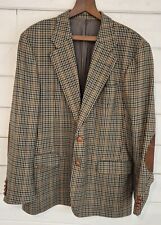 BLADEN  CHECK TWEED JACKET 42L  Exclusively For Majors Patches Grandad Buttons !