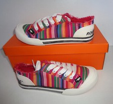 Rocket Dog Girls Trainers School Junior Casual Red Shoes New RRP £50 UK Size 3