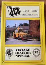 JCB 1945 - 1980 Vintage Tractor Special Book Michael D J Irwin Ltd Edition Rare