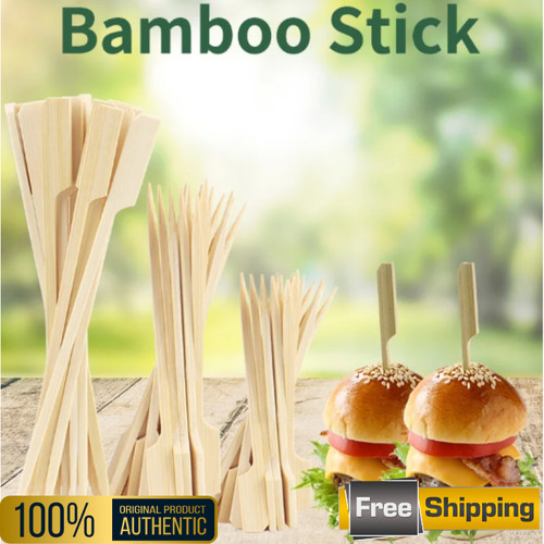 100x bamboo wooden skewers - 100x,
