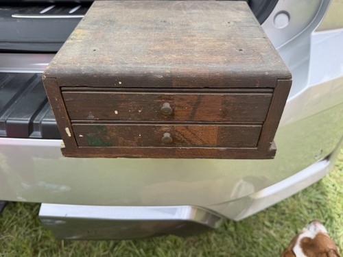 Antique draw handmade wooden - antique,