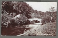 Vintage RP postcard Cove Bridge Bampton, Devon. pmk Bampton 1906