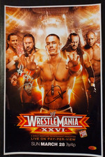 TRIPLE H & JOHN CENA SIGNED