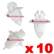 Wheel Arch Trim & Side Sill Skirt Clips For Suzuki Jimny 98-18 White Plastic x10