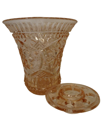 Antique art glass flower - antique,