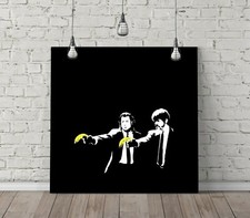 BANKSY PULP FICTION SQUARE