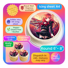 Anime Girl Edible Icing Cake