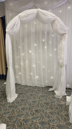 Starlight twinkle wedding arch - twinkle,