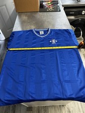 Retro Chelsea Score Draw 1970 FA Cup Home Shirt XL Blue White Cotton T Shirt