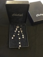 3 Piece Silver Costume Jewllery Set with box