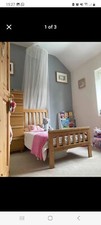 Solid bamboo toddler single bed frame in excellent condition. Dismantled