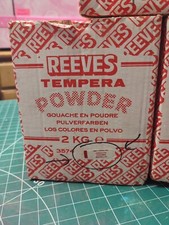 Vintage Reeves Tempera Powder Paint 2kg  Painting Art Artist Artwork  Vermillion