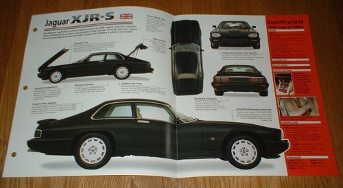 1992 jaguar xjr spec sheet - 1992,