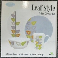 Leaf style piece melamine - style, 16