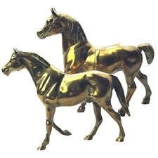 A vintage large brass Horse /