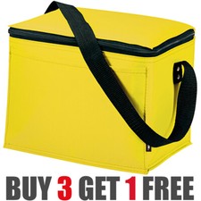 6L KOOZIE Yellow Insulated Cooler Bag Ideal for Lunch Drink Storage Thermal UK