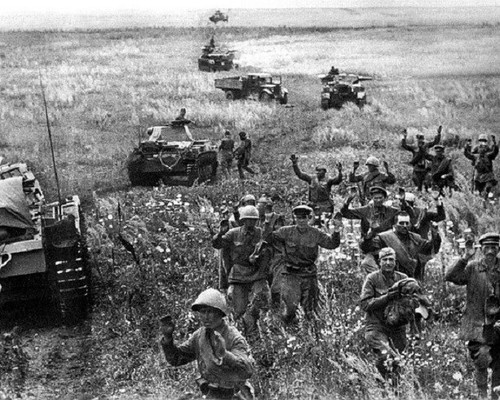 Russian soldiers surrender - surrender, to