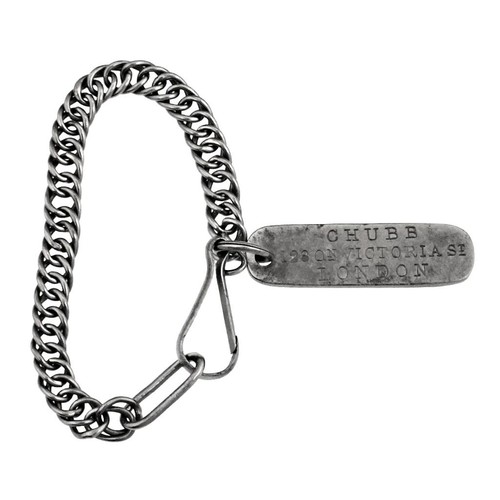 Antique key ring - key, chubb