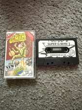 Super G-Man Commodore 64 Cassete Tape by Codemasters tested vgc  