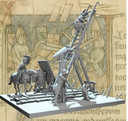 28mm medieval castle - 28mm,
