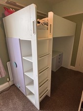 IKEA Smastad White Loft Bed