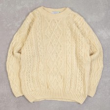 Vintage 90s Patterned Aran