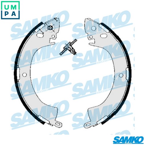 Brake shoe set - shoe,