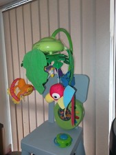 Cot Mobile Moving Musical great condition fully working plays jungle sounds + 