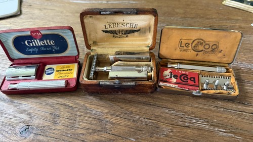 Vintage safety razor - set,