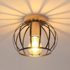Industrial Ceiling Lamp Wooden