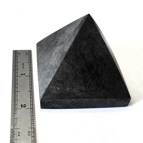Shungite pyramid natural - shungite,