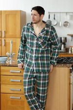 Collared Check Pyjama Men's