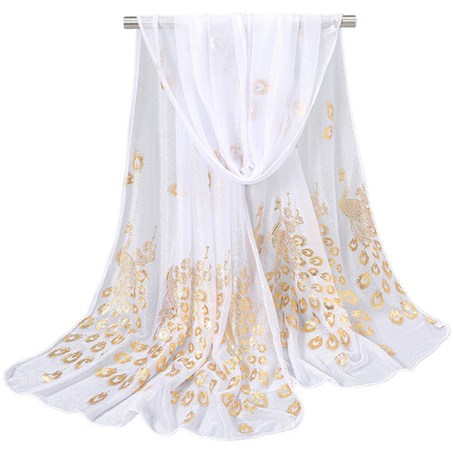 Elegant peacock print - peacock,