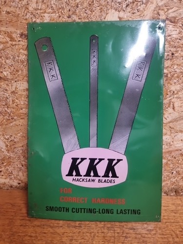 Vintage kkk hacksaw blades - kkk,
