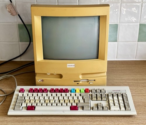 Amstrad pcw16 vintage computer - amstrad,