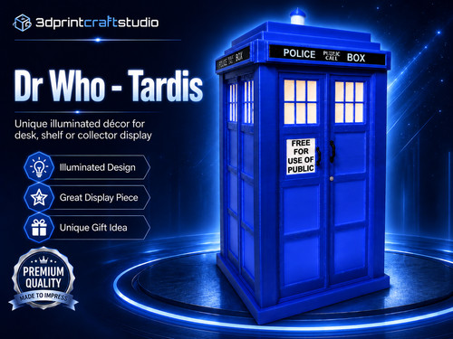 Doctor who tardis - who, lamp
